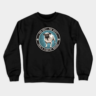 Pug Ugly - Aqua Crewneck Sweatshirt